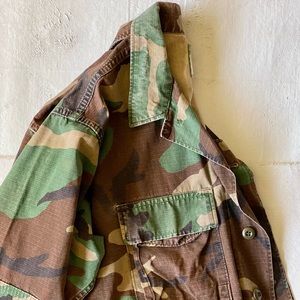 Authentic Vintage Military Camo Jacket